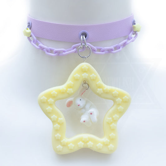 Galaxy bunny choker