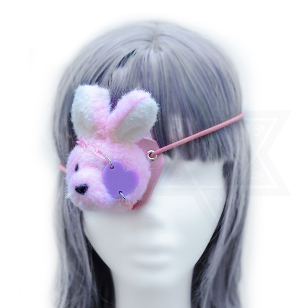 Pink little rabbit eye patch