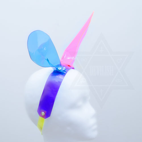 Neon rabbit headpiece