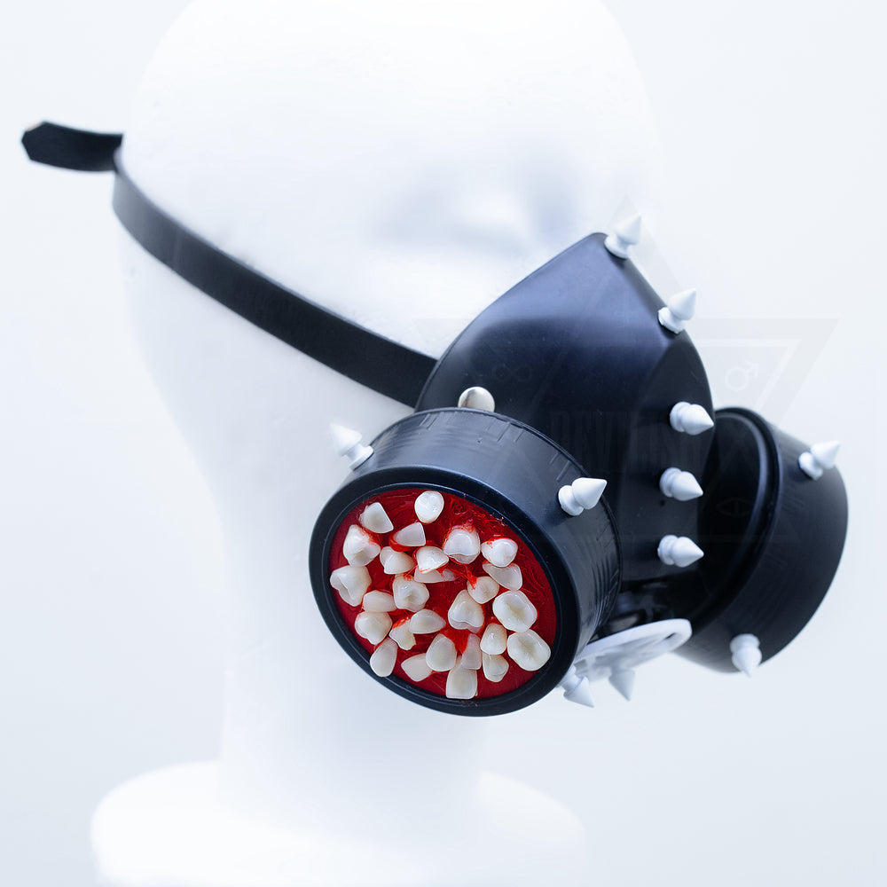 Teeth collection gas mask