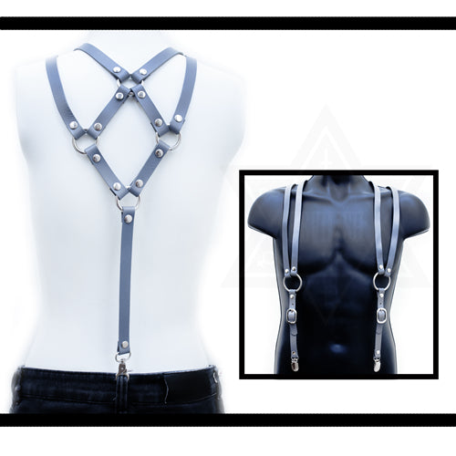 Cowboy  leather suspender