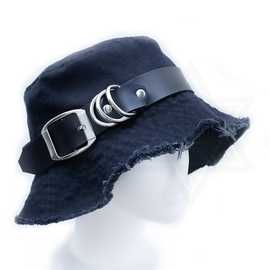 Wide buckle hat