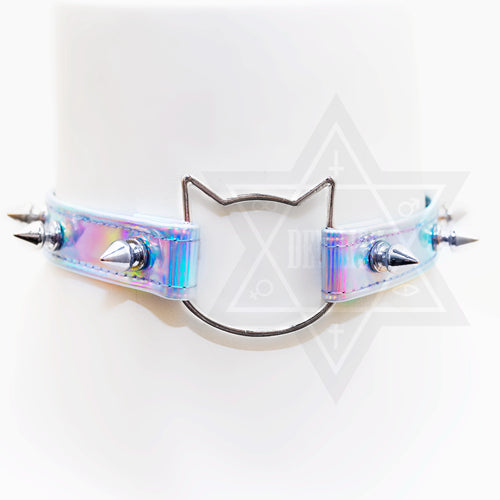 Spiky cat choker