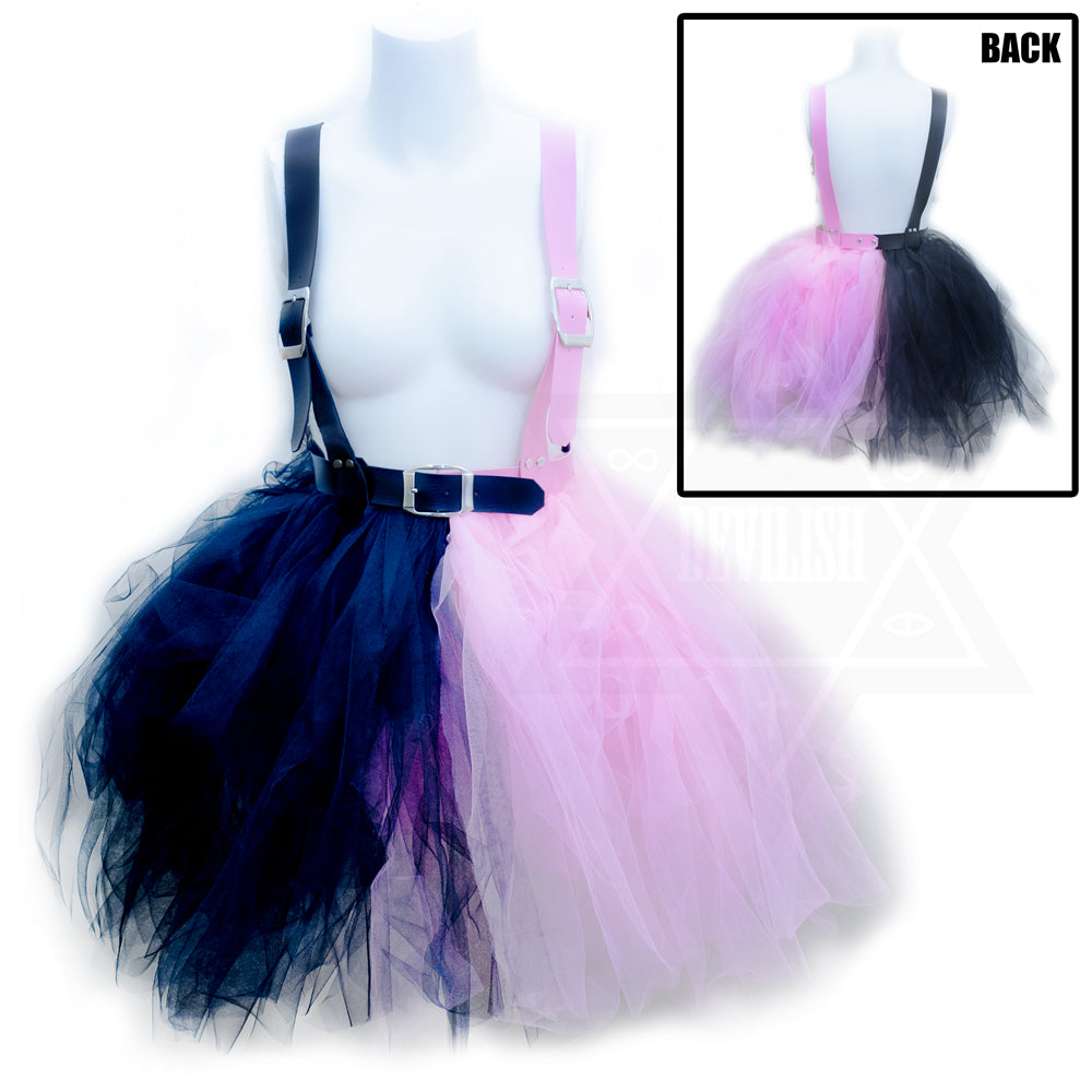 Two sided harness tutu