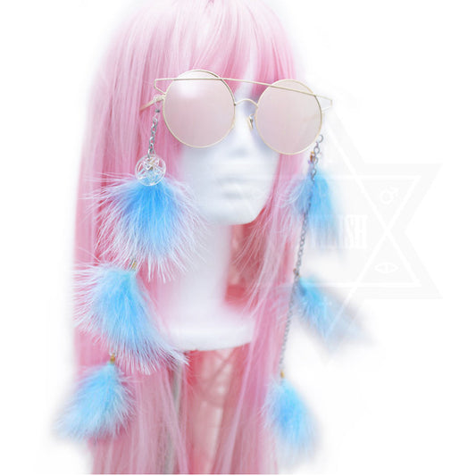 Angel sign glasses chain