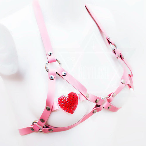 Strawberry heart harness