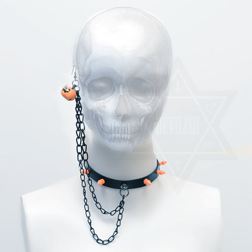 Halloween Earring Choker Set