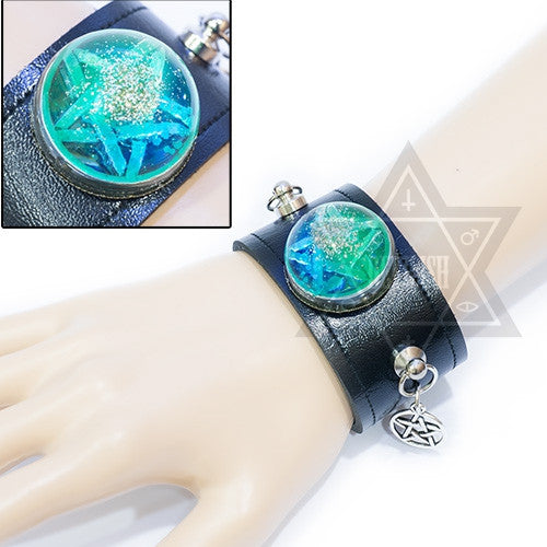 Pentagram ball bangle