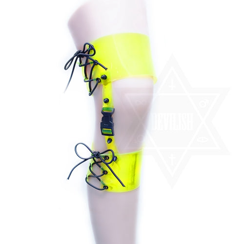 Neon party garter set 