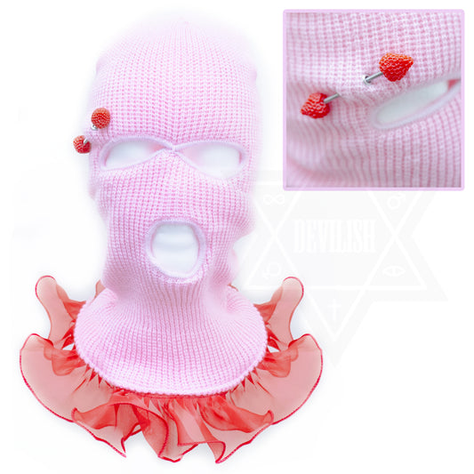 Strawberryholic beanie mask