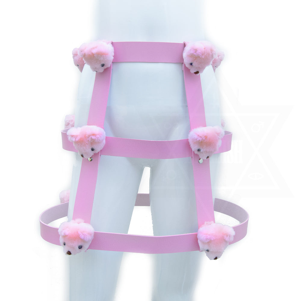 Pink little bears harness skirt