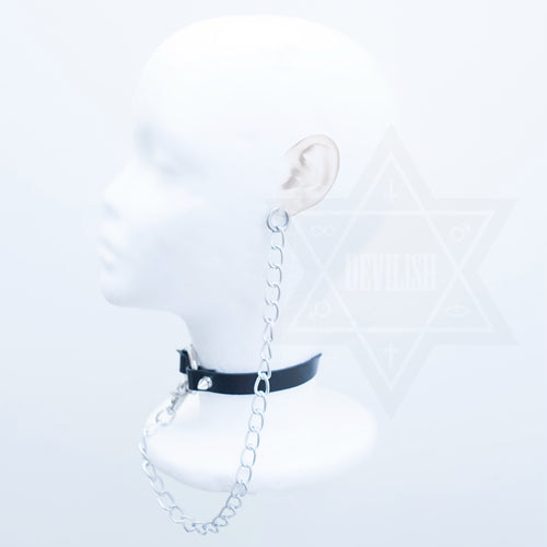 Choker link earring set