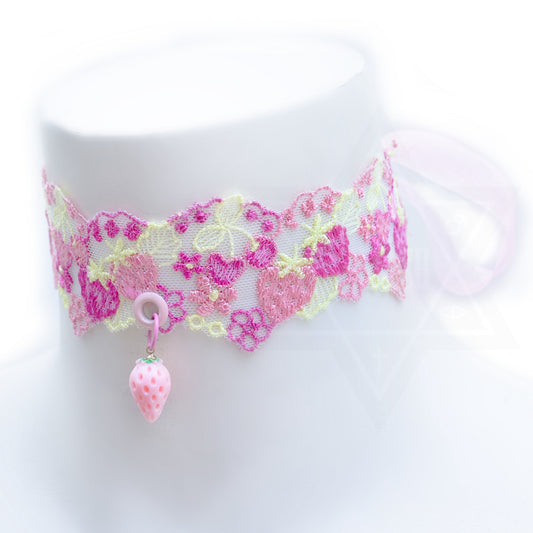 Strawberry fairy choker