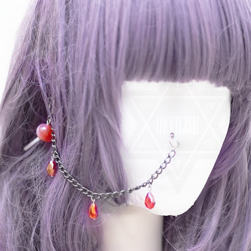 Vampire lollipop nose clip set