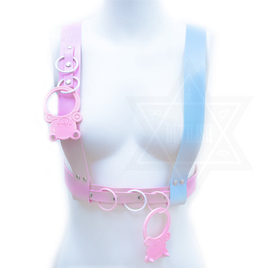 Pastel bear rings harness*