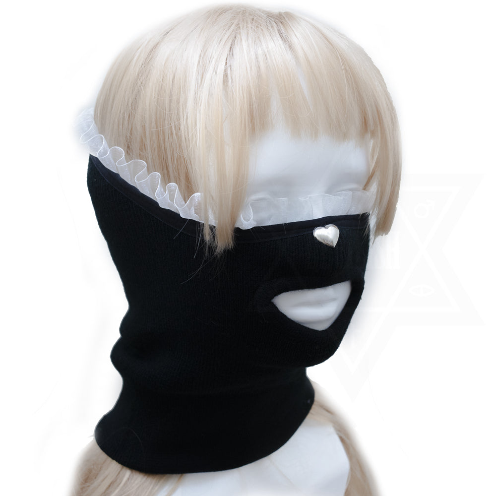 Fetish girl face mask neck warmer