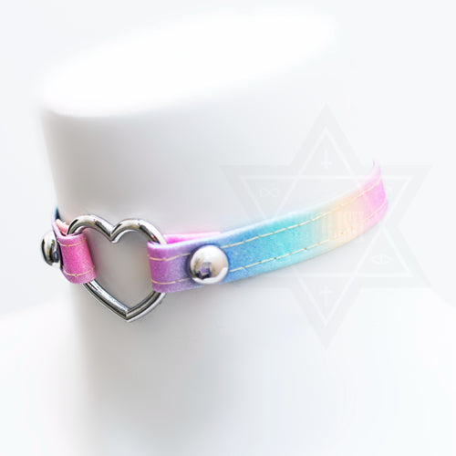 Pastel rainbow choker