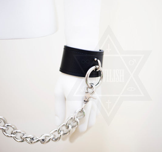 Chain link choker bangle set