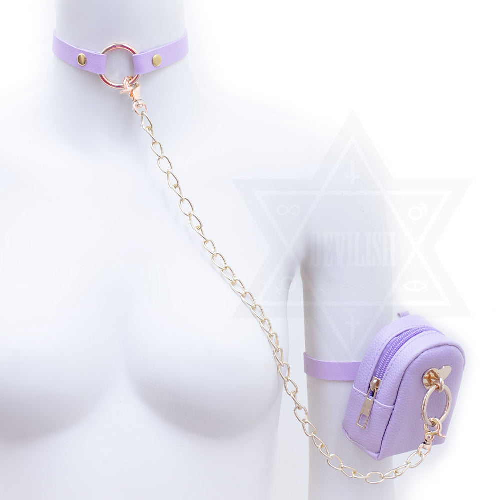 Hearty ring arm pouch +choker set