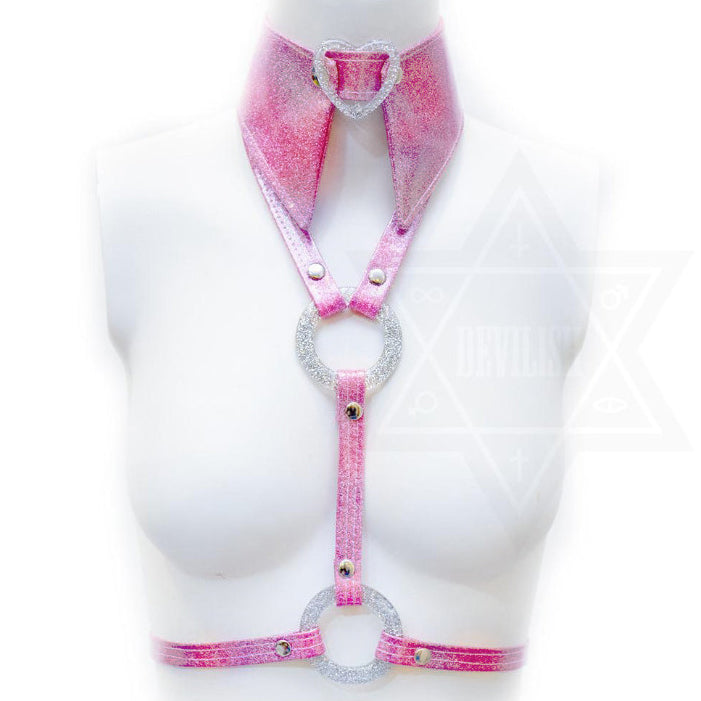 Sparkling heart harness