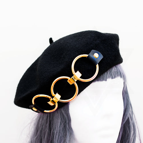 Golden rings beret