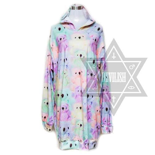 Pastel bear Hoodie