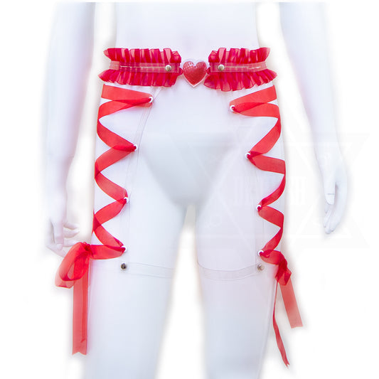 Strawberry heart bottom harness