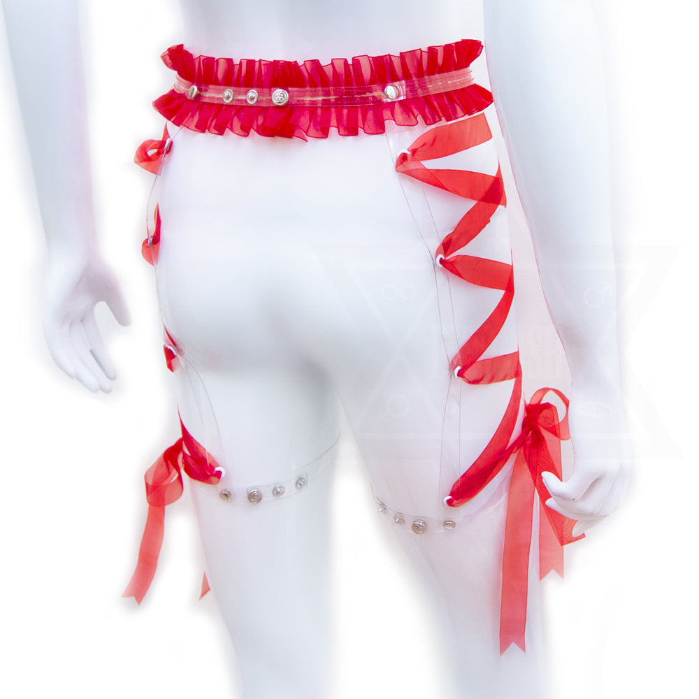 Strawberry heart bottom harness