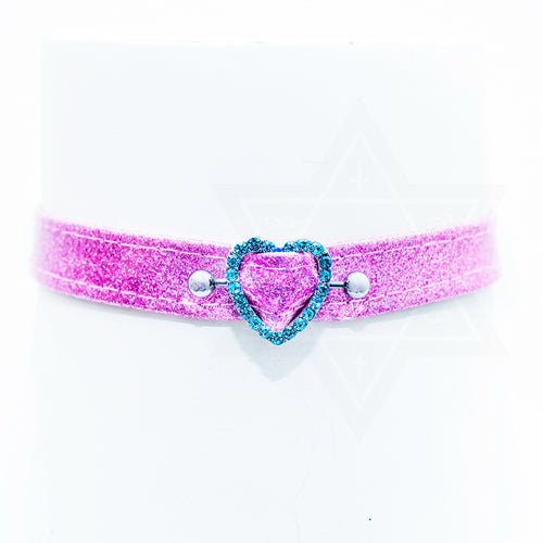 shining in heart choker