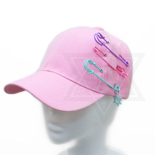 Pastel hexagram cap