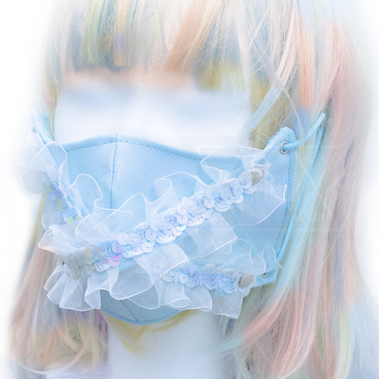 Lolita mask(baby blue)