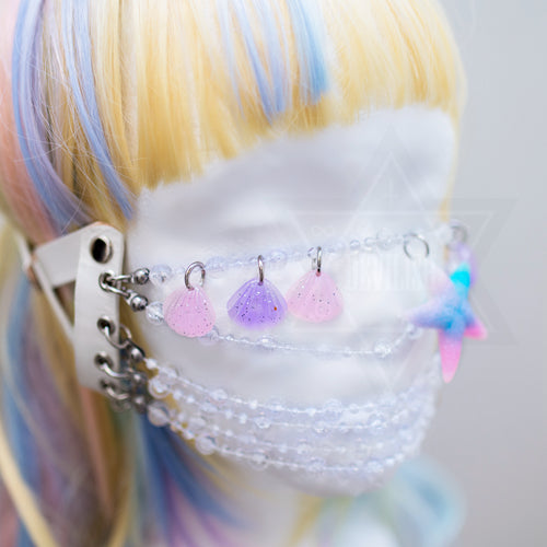 Mermaid beads mask