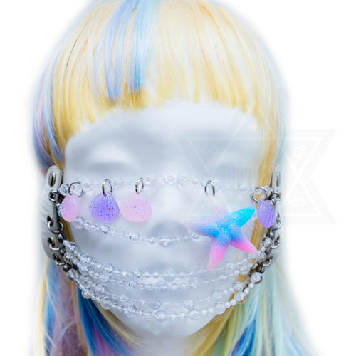 Mermaid beads mask