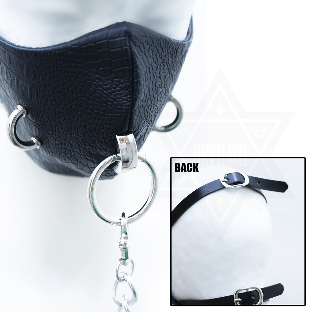 Mask &  bangle set(black)*