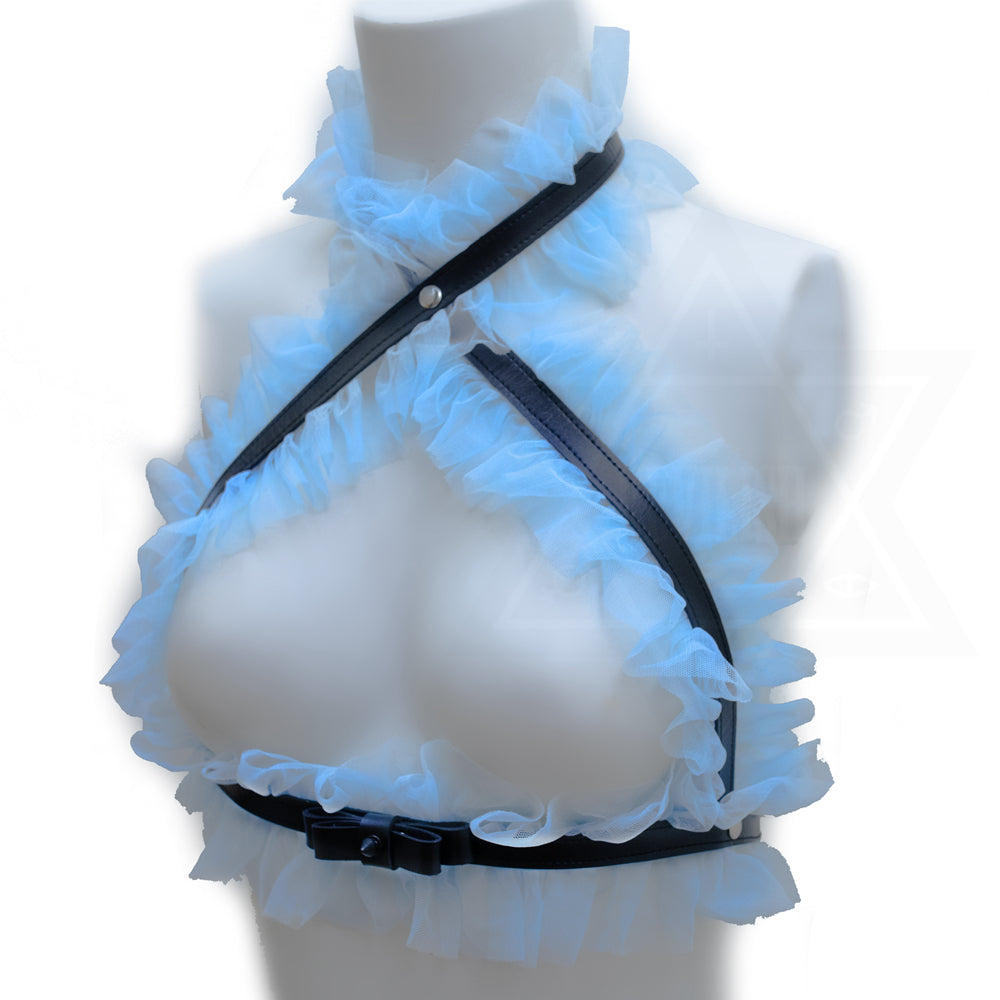 Ribbon harness(blue & black)