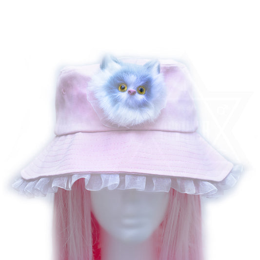 Fancy kitten bucket hat