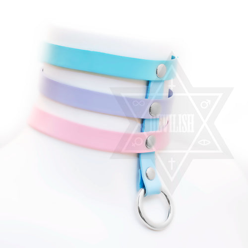 pastel bondage choker