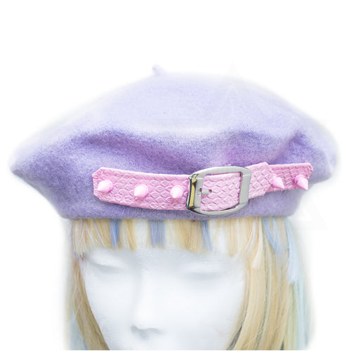 Spiky girl beret