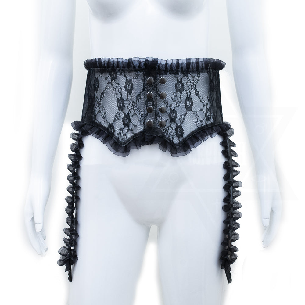 Feel myself garter belt