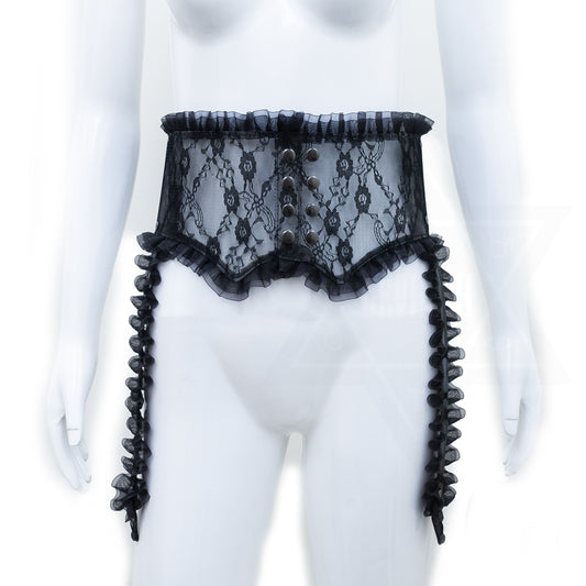 Feel myself garter belt