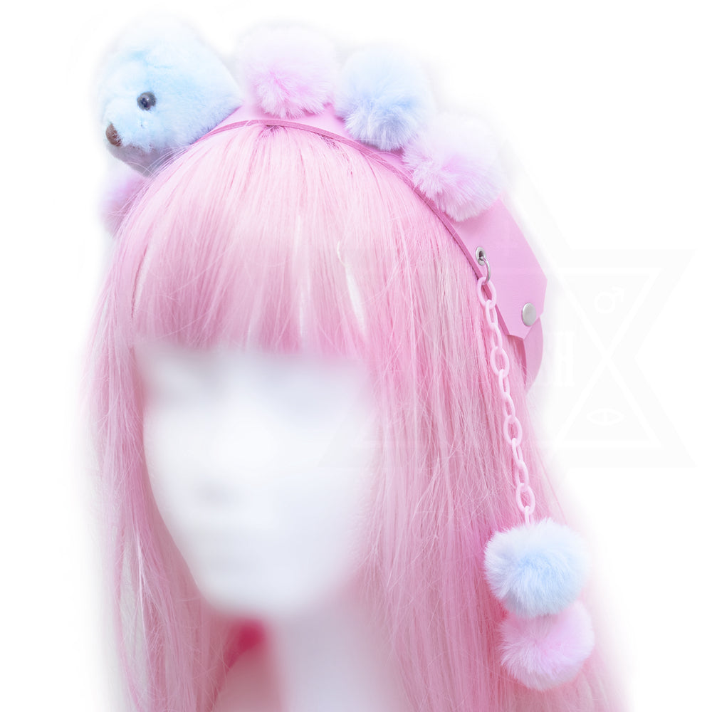 Pastel bear headband