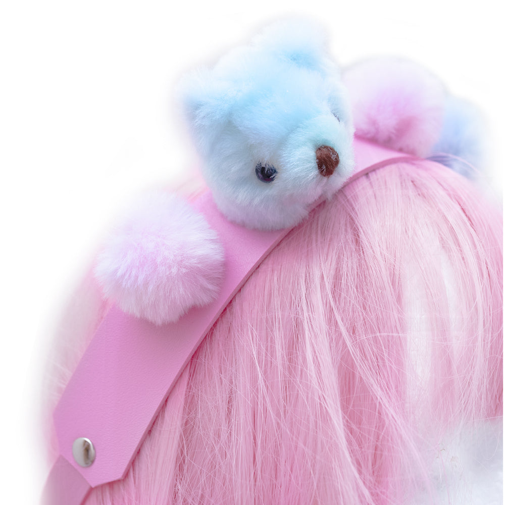 Pastel bear headband