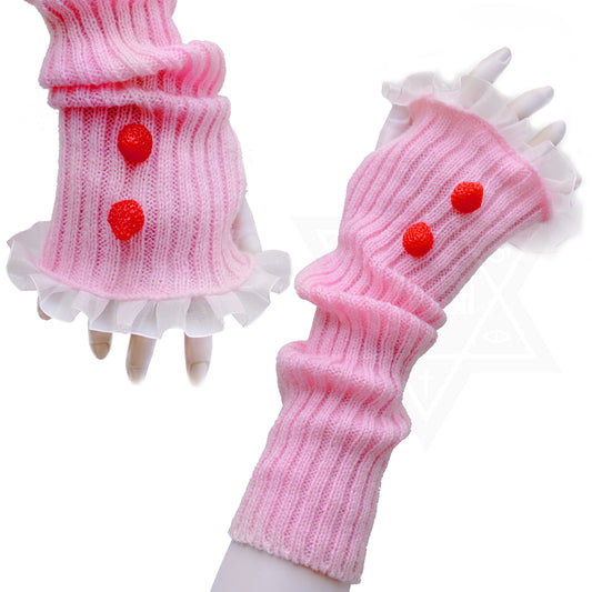 Strawberry cake  arm warmers