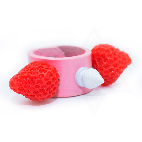 Strawberry cake leather ring