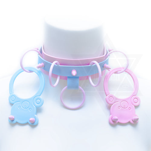 Pastel bear choker *