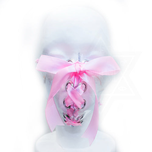 Pink ribbon transparent mask*