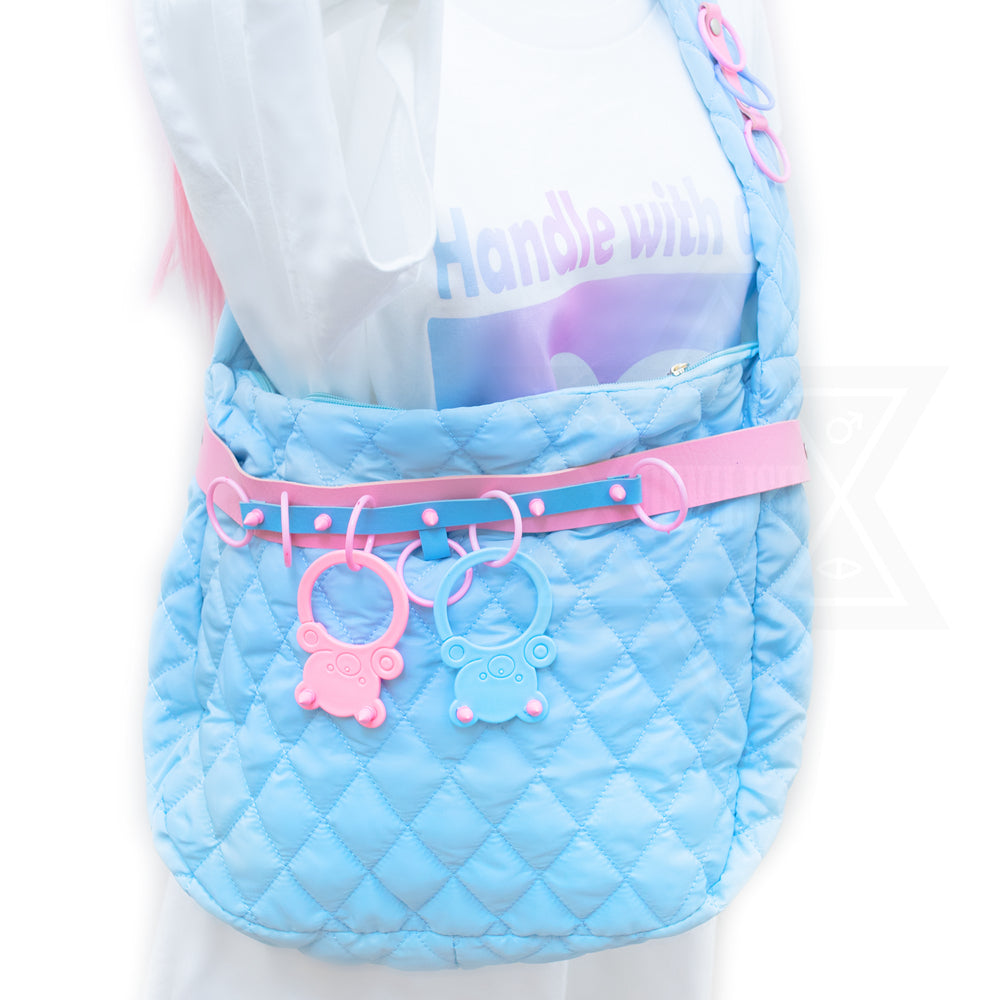 Pastel bear bag