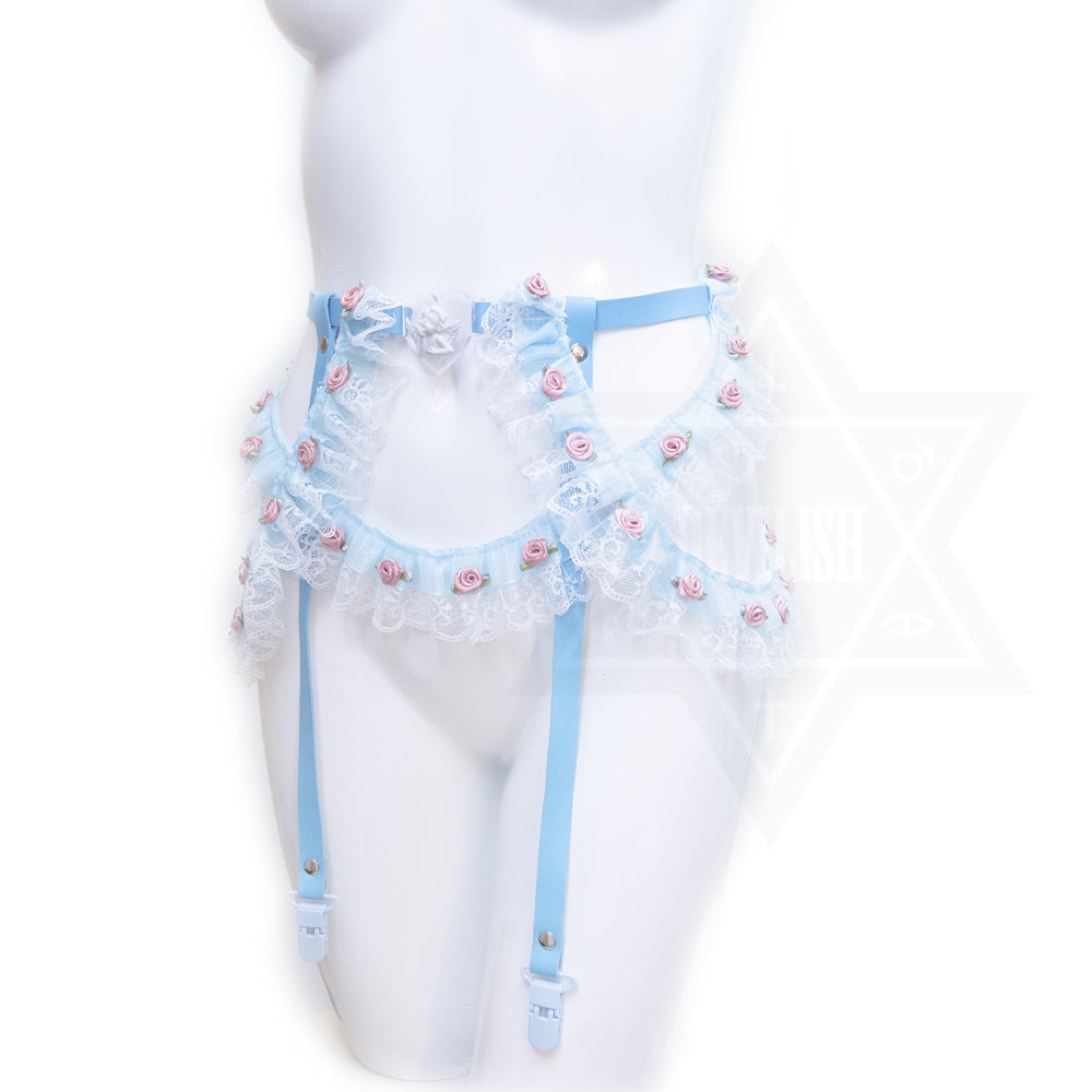 Angel gaze garter belt