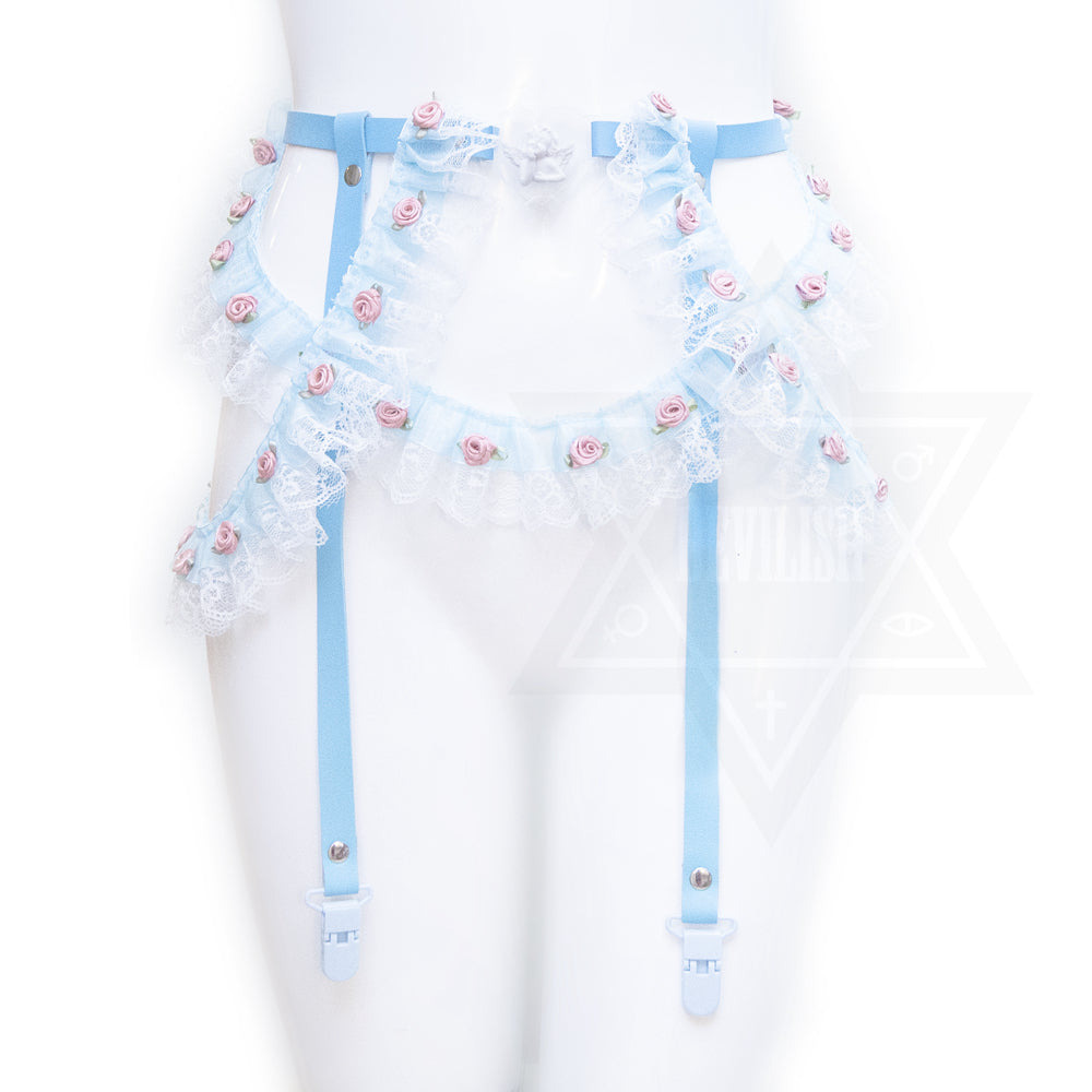 Angel gaze garter belt