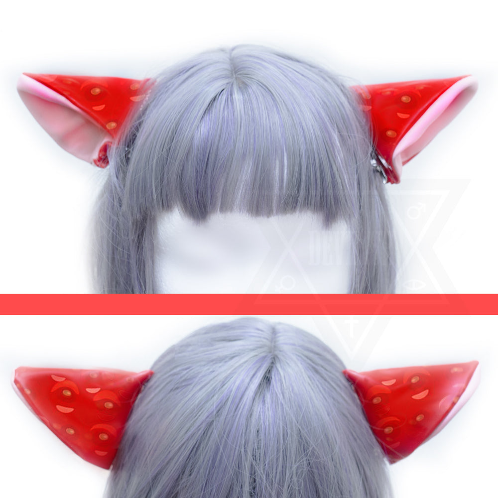 Strawberry kiss ears